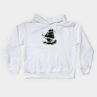 Pirate Ship Kids Hoodie